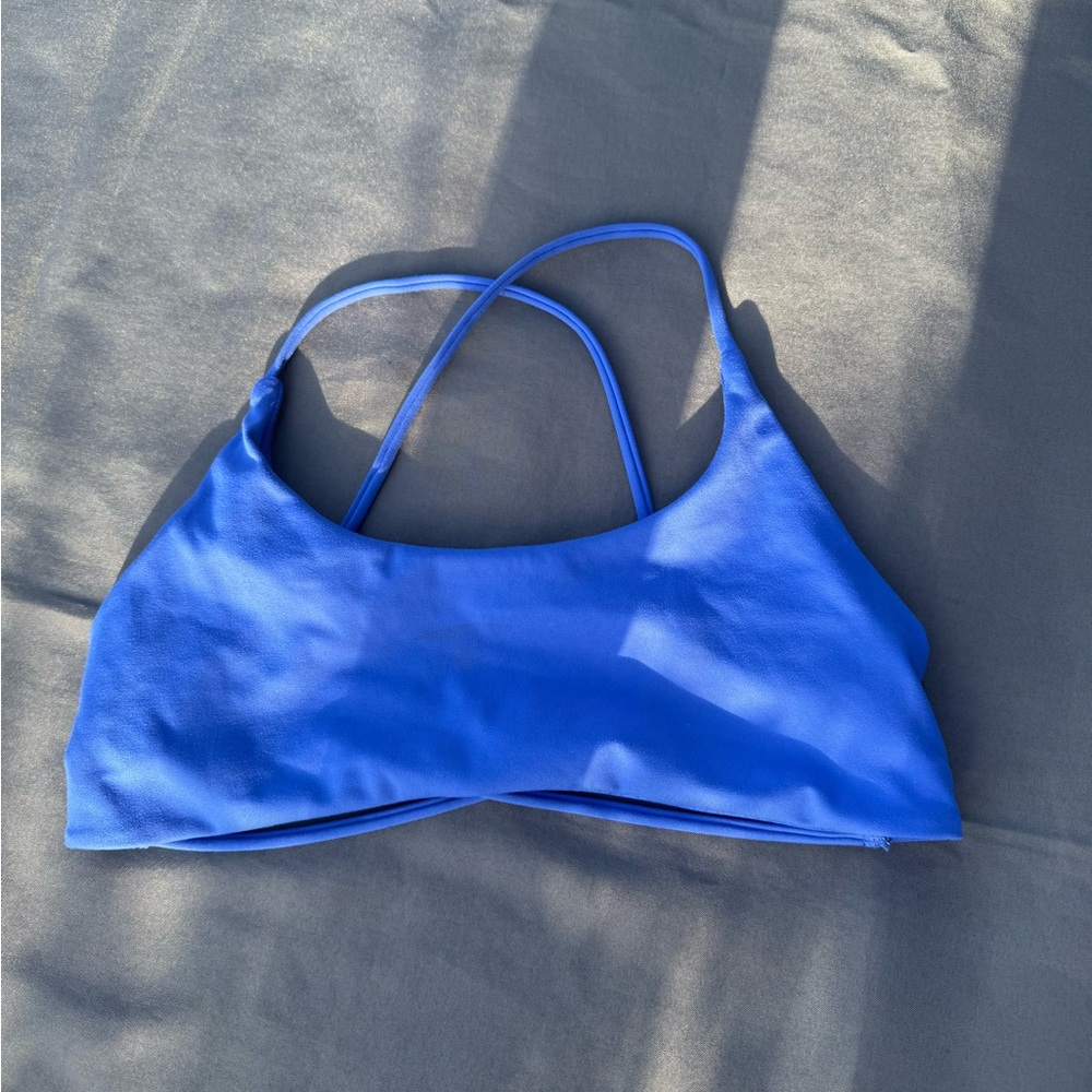 CSB Chic Blue Strappy sports Bra
